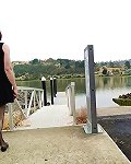 Crossdress Roadtrip River Marina hot anal action on the move
